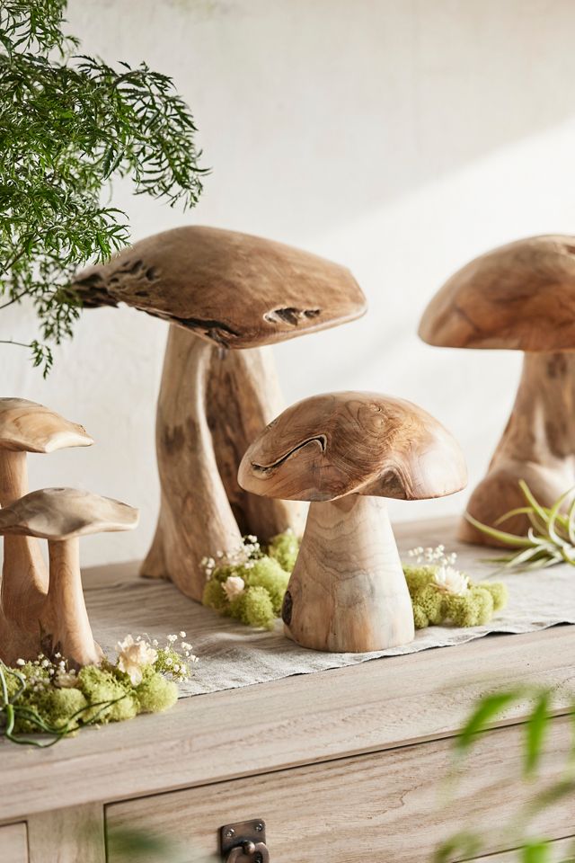 Teak Mushroom, Small #1