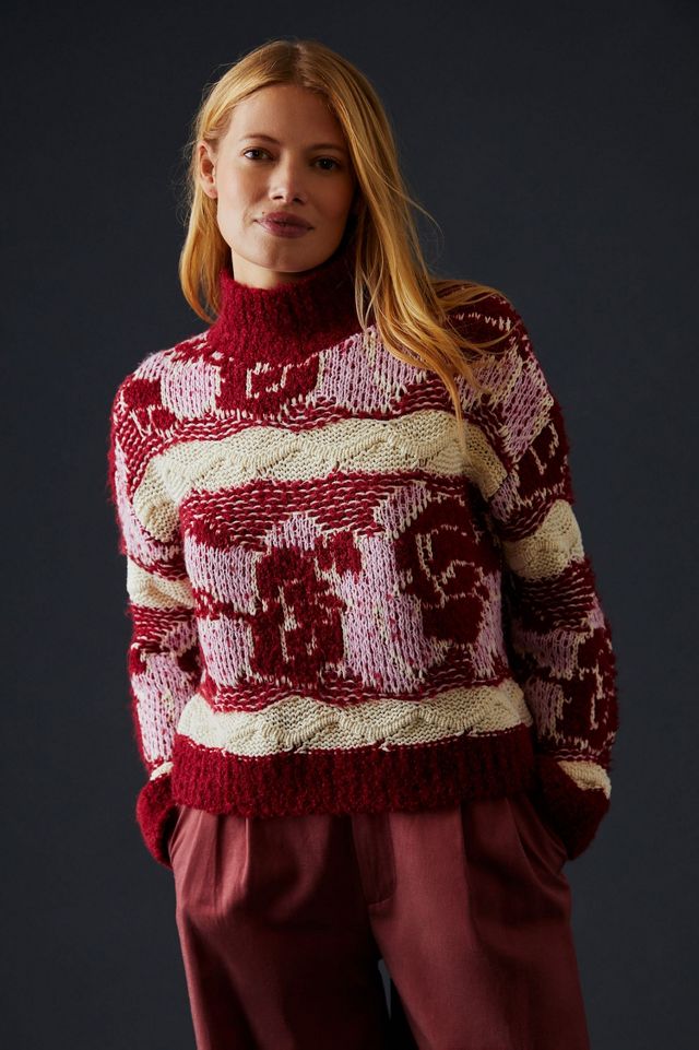 Textured Turtleneck Sweater | Anthropologie