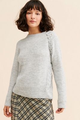 Vigoss Braided Knit Sweater