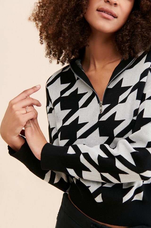 Vigoss Houndstooth Quarter Zip #2