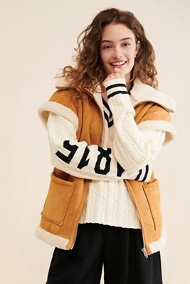 [BLANKNYC] Biscotti Faux Suede Vest