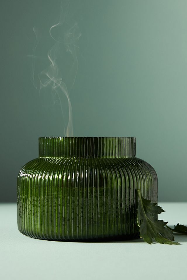 Capri Blue Fir & Firewood Jar Candle #1