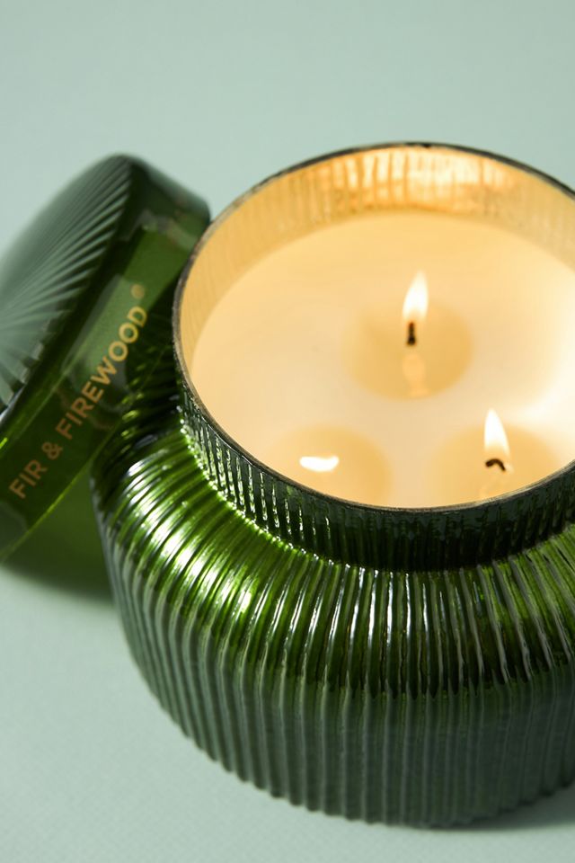 Capri Blue Fir & Firewood Jar Candle #2