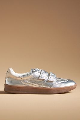 Shop Sam Edelman Talia Sneakers In Silver