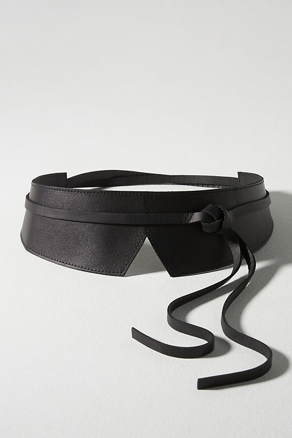 Shop Ada Corset Wrap Belt In Black