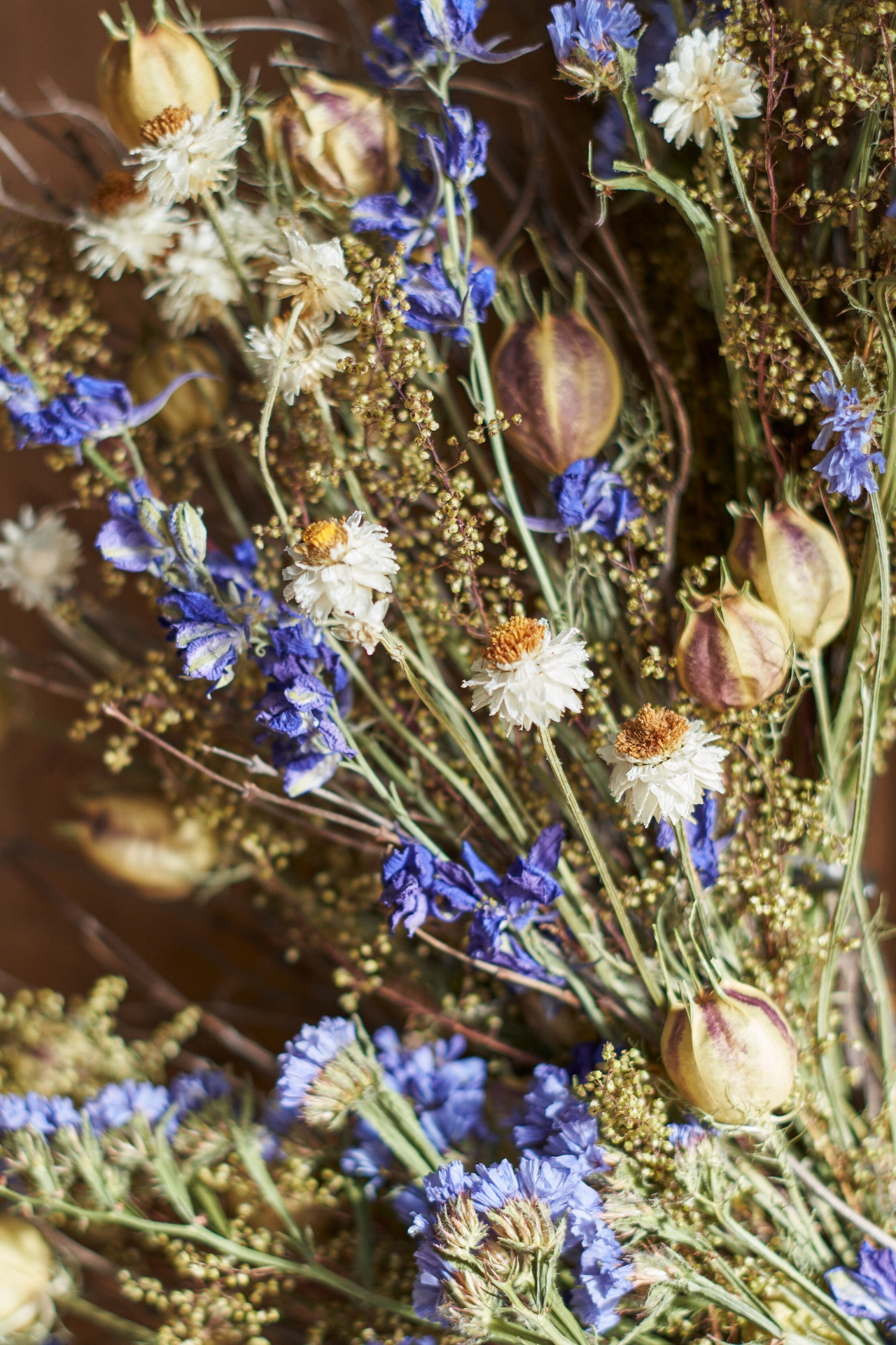 Ultra Violet Dried Wreath