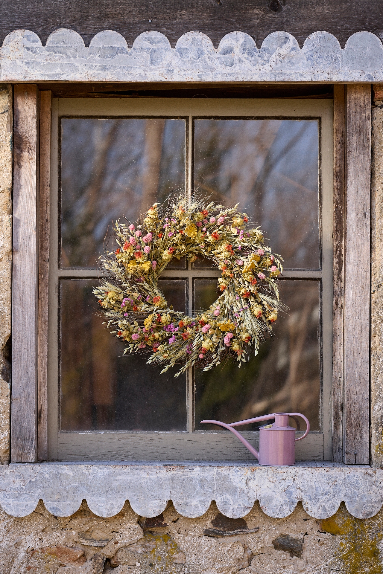 Sherbet Sunset Wreath