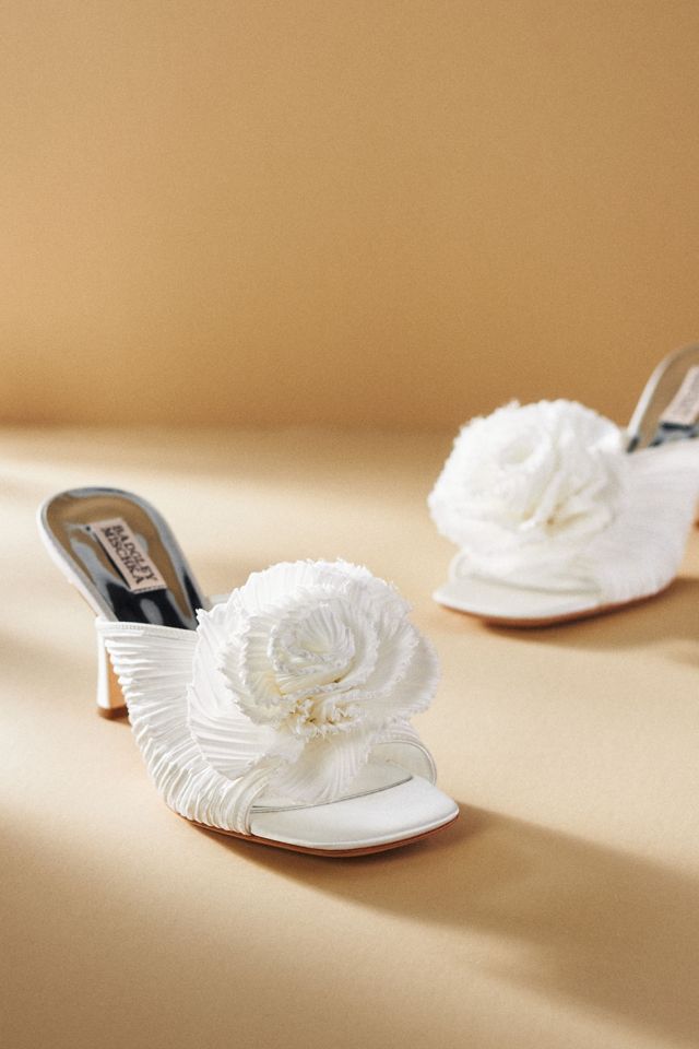 Badgley Mischka Blythe Rosette Heels #1