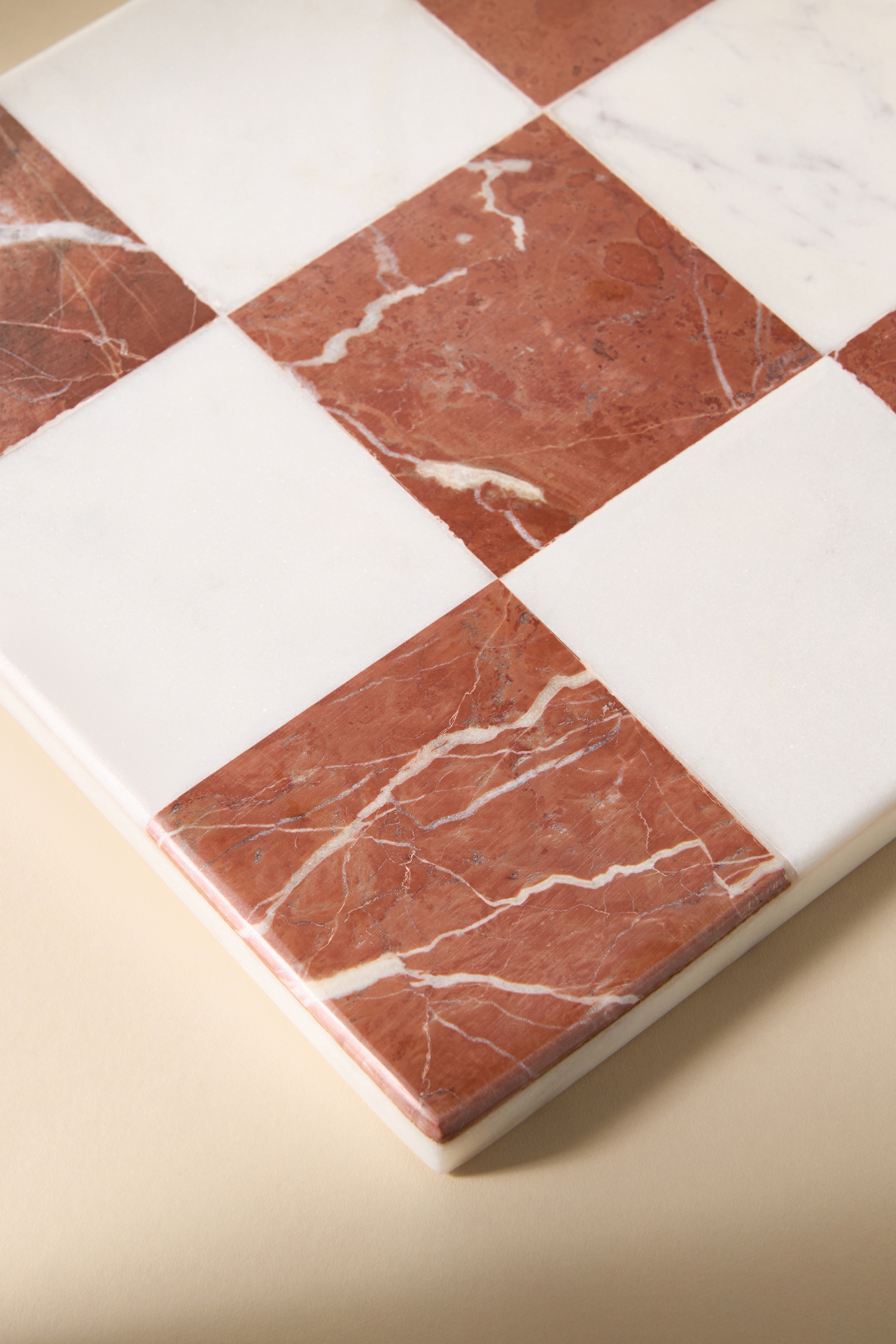 Checkered Marble Cheese Board