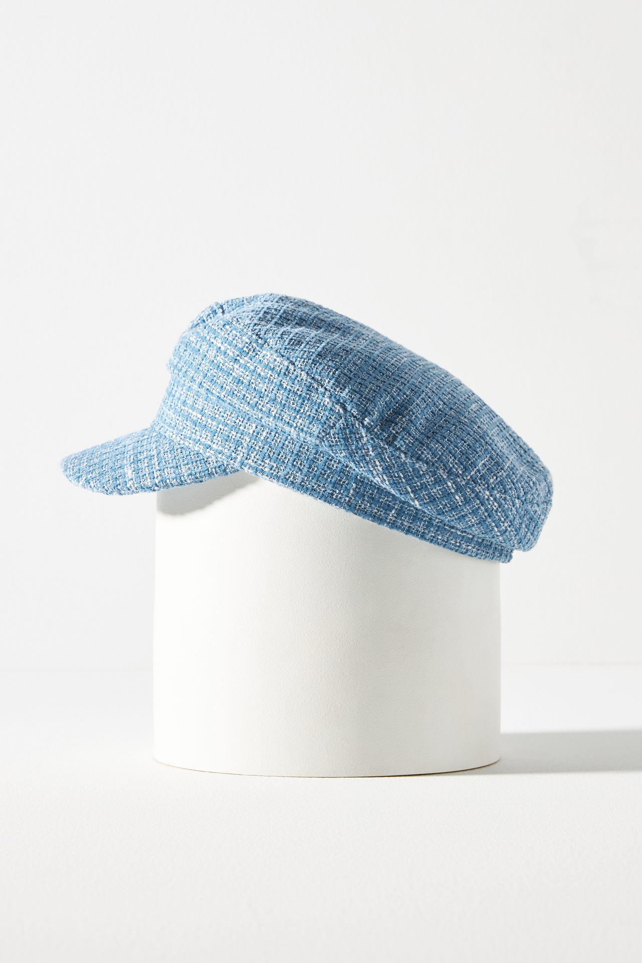 By Anthropologie Soft Tweed Newsboy Cap