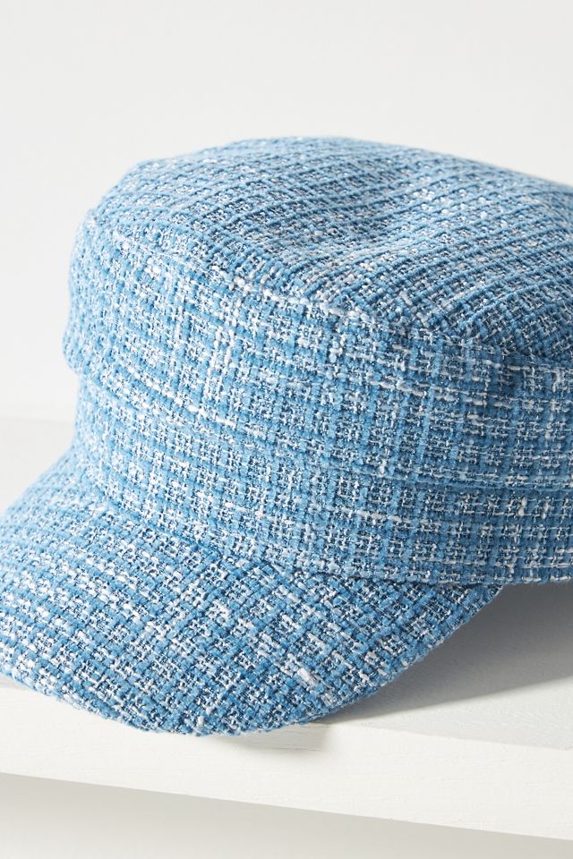 By Anthropologie Soft Tweed Newsboy Cap #3