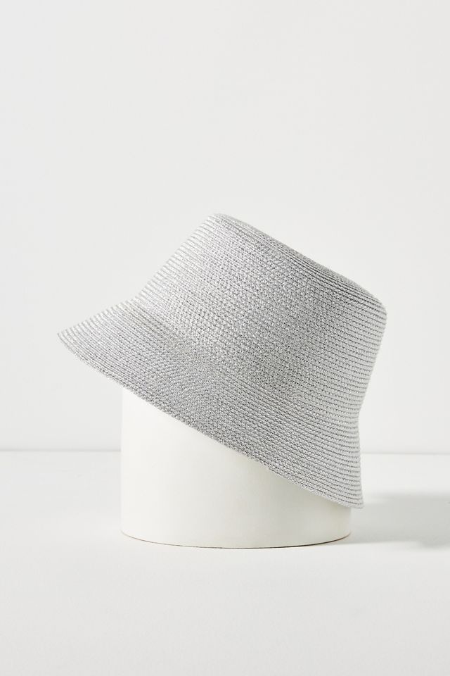 Raffia Shimmer Bucket Hat #2