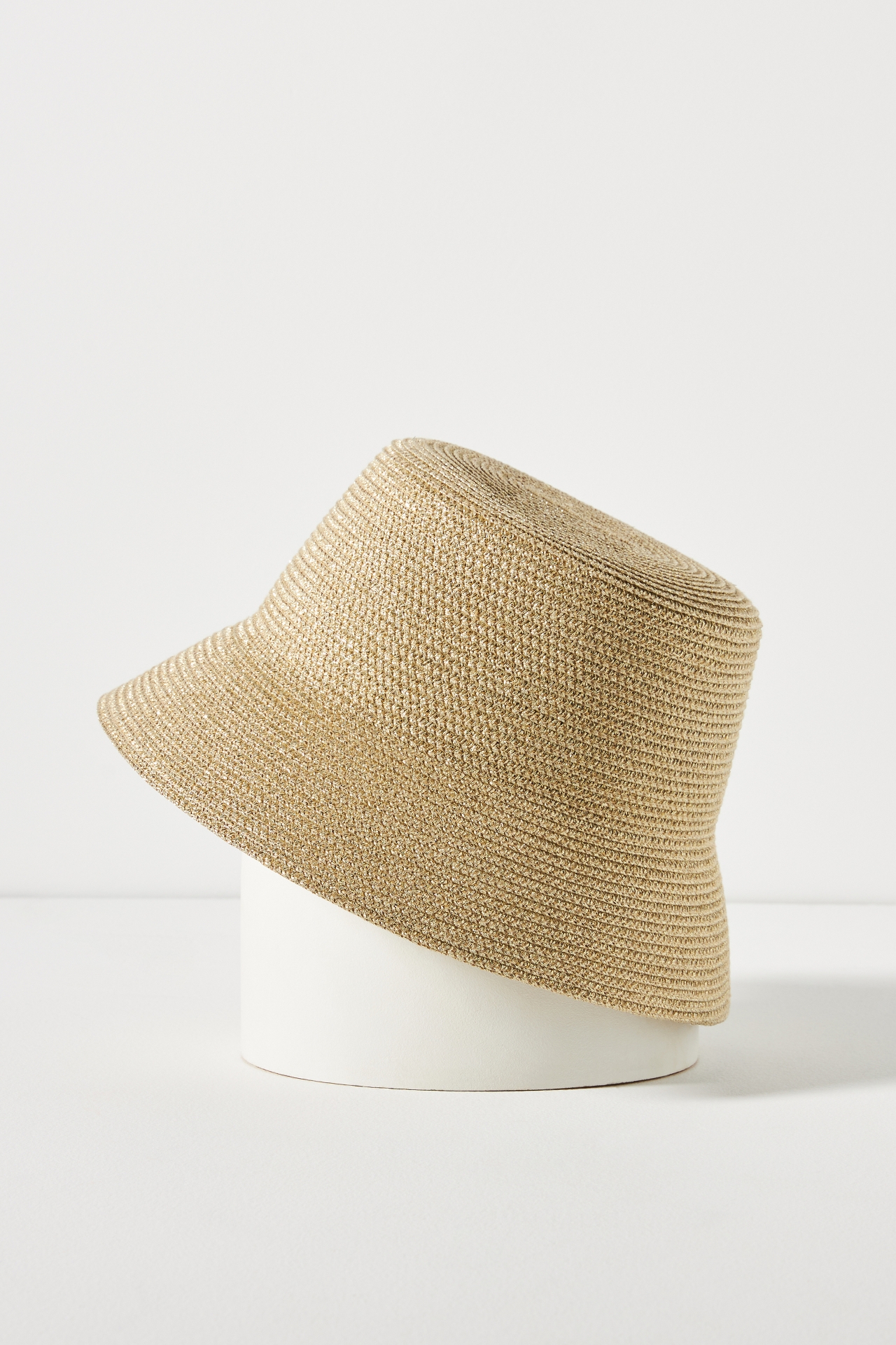 Raffia Shimmer Bucket Hat