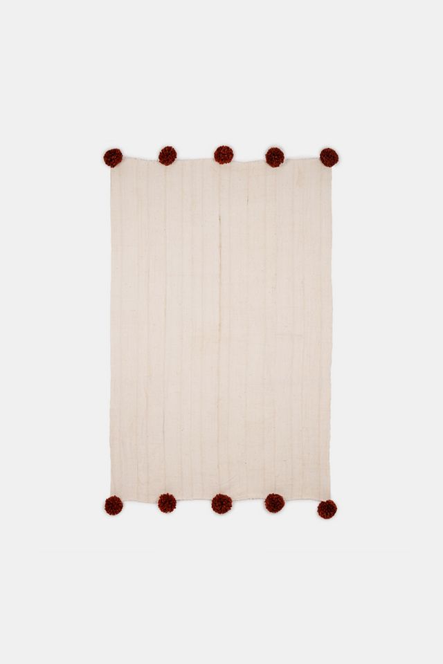 Charlie Sprout Solid Pom Pom Throw #1