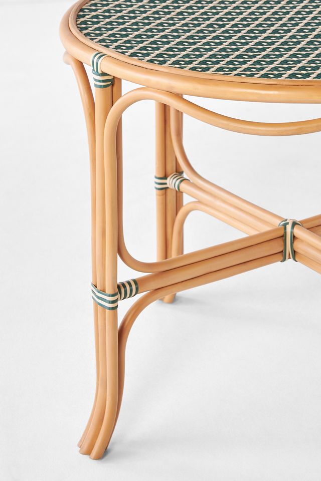 Coastal Indoor/Outdoor Rattan Bistro Table #5