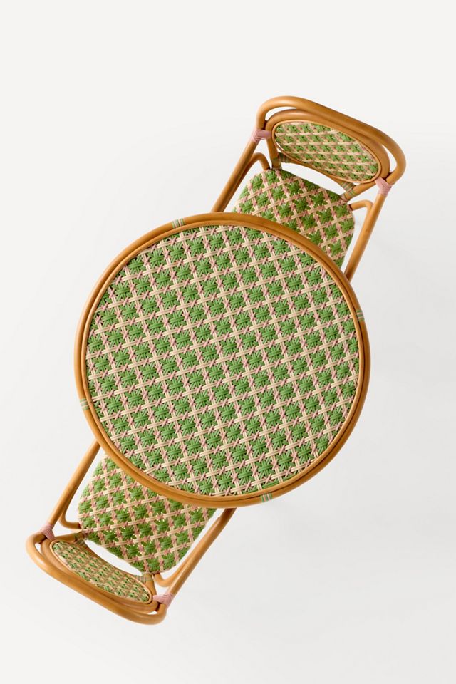 Coastal Rattan Indoor/Outdoor Bistro Table #5