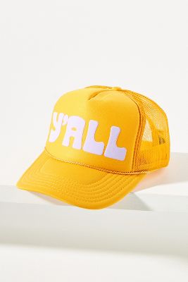 Shop Ascot + Hart Y'all Trucker Hat In Gold