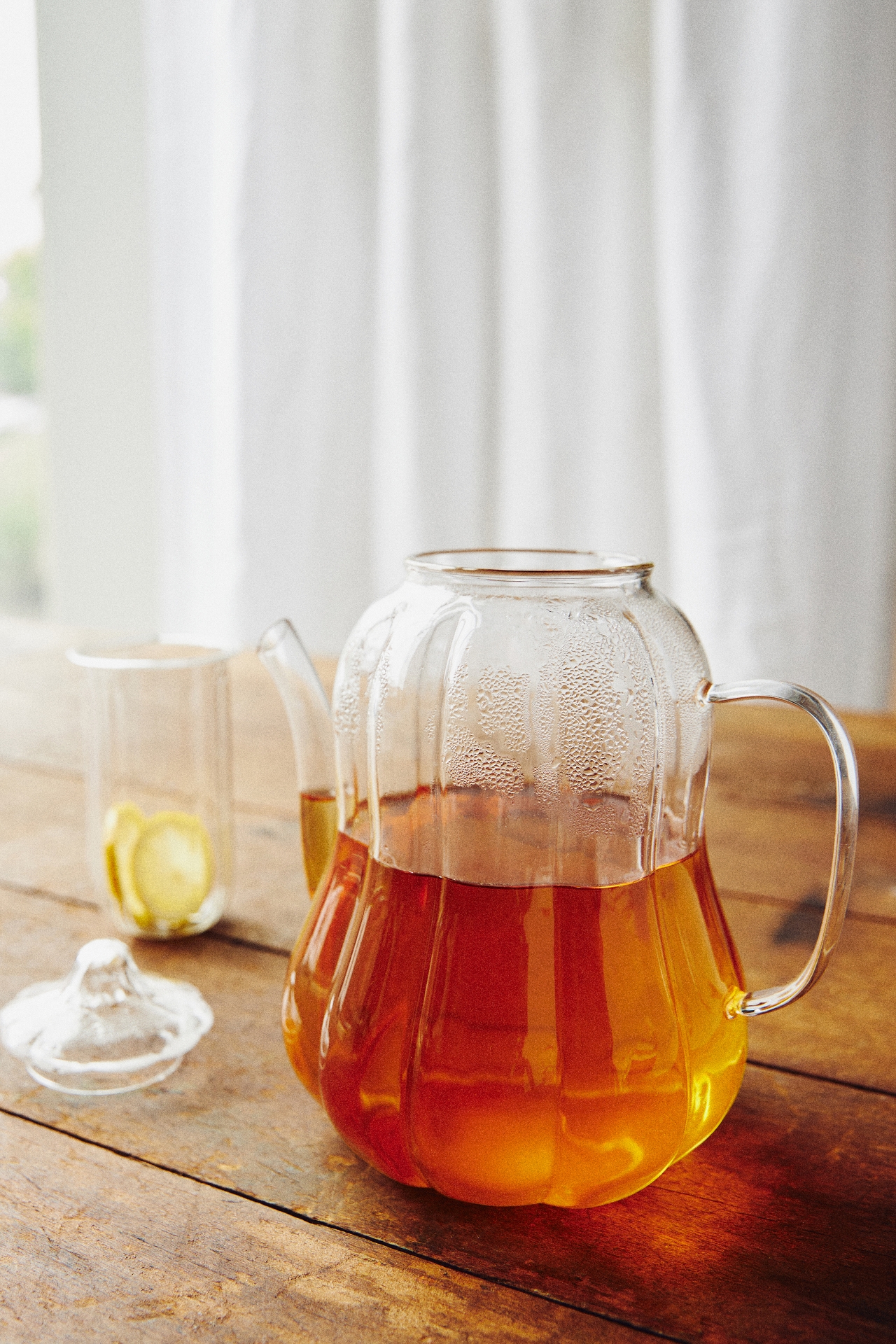 Cindy Glass Pumpkin Teapot