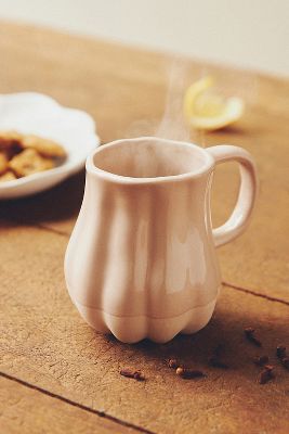 Shop Anthropologie Cindy Stoneware Pumpkin Mug