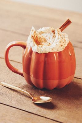 Cindy Stoneware Pumpkin Mug