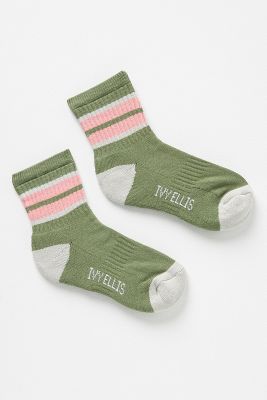 Shop Ivy Ellis Dixie Cooper Socks In Green