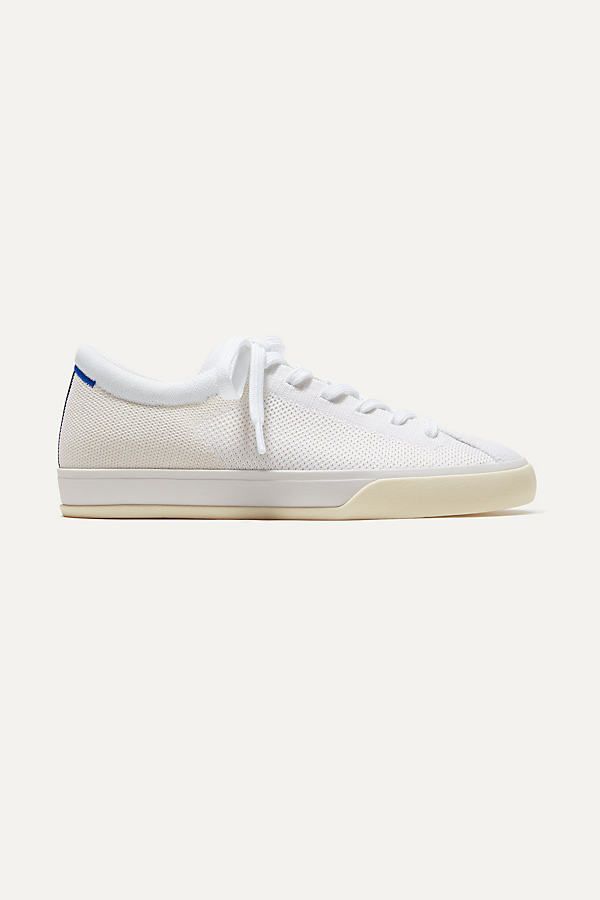 Shop Rothys Lace-up Sneakers In White