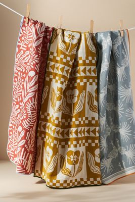 Autumnal Jacquard Dish Towels, Set of 3