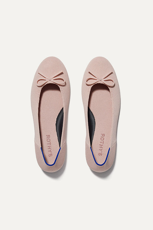 Shop Rothys Ballet Flats In Pink