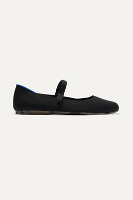 Rothys The Square Mary Jane Flats In Black