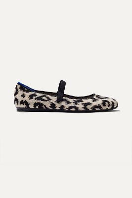Shop Rothys Square Mary Jane Flats In Black