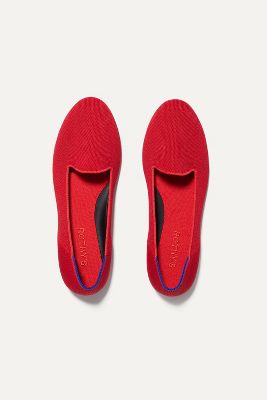 Shop Rothys The Lounge Loafers In Red