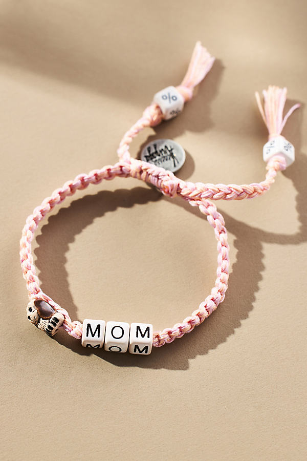 Shop Venessa Arizaga Dog Mom Bracelet In Pink