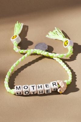 Shop Venessa Arizaga Momma Bear Bracelet In Beige