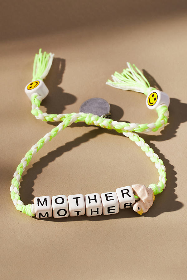 Shop Venessa Arizaga Momma Bear Bracelet In Green