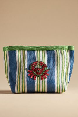 By Anthropologie Icon Top-zip Pouch In Multi