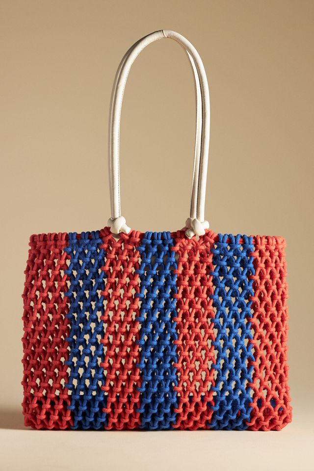Clare V. Sandy Crochet Tote #1