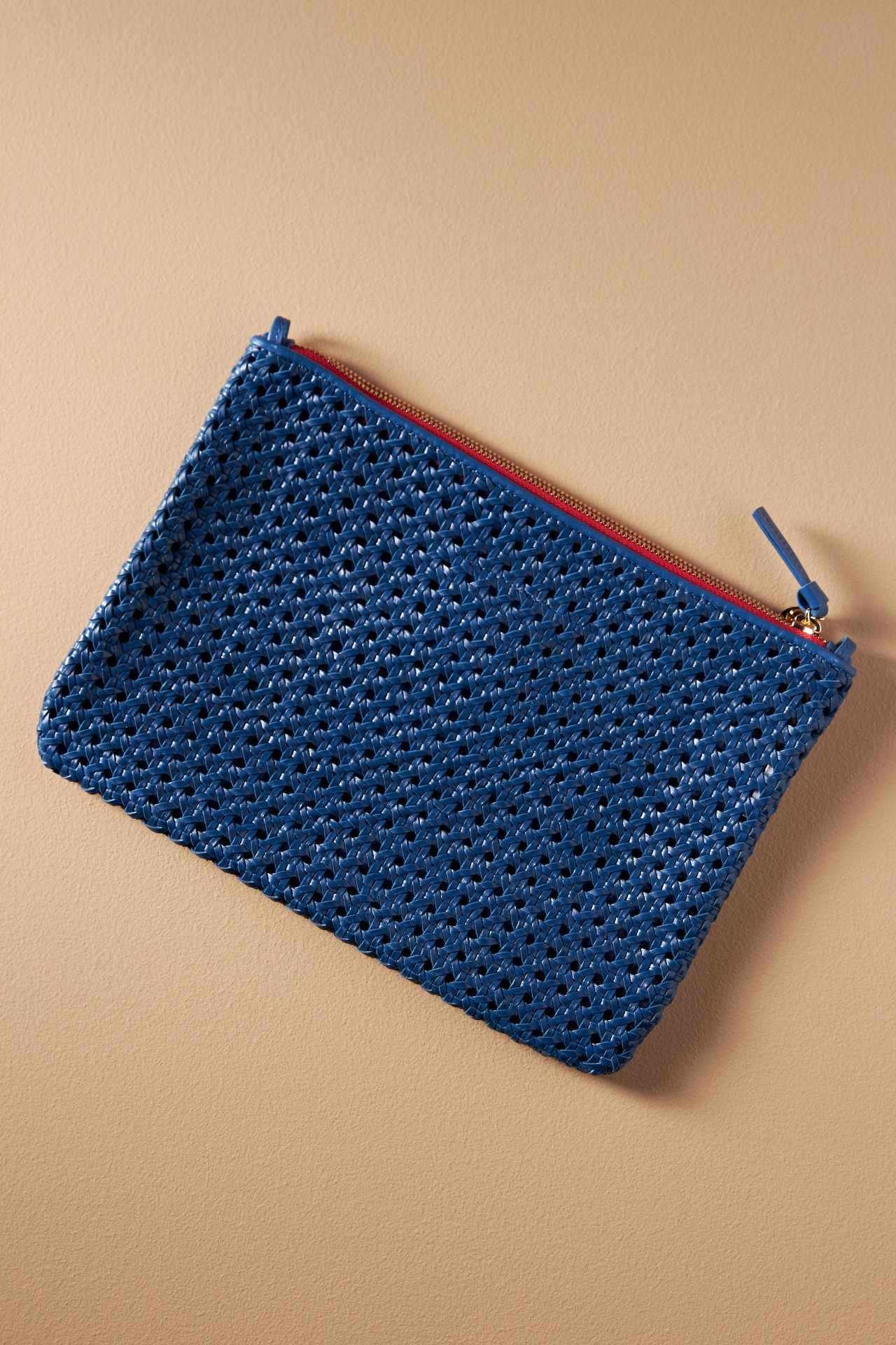 Clare V. Woven Flat Clutch