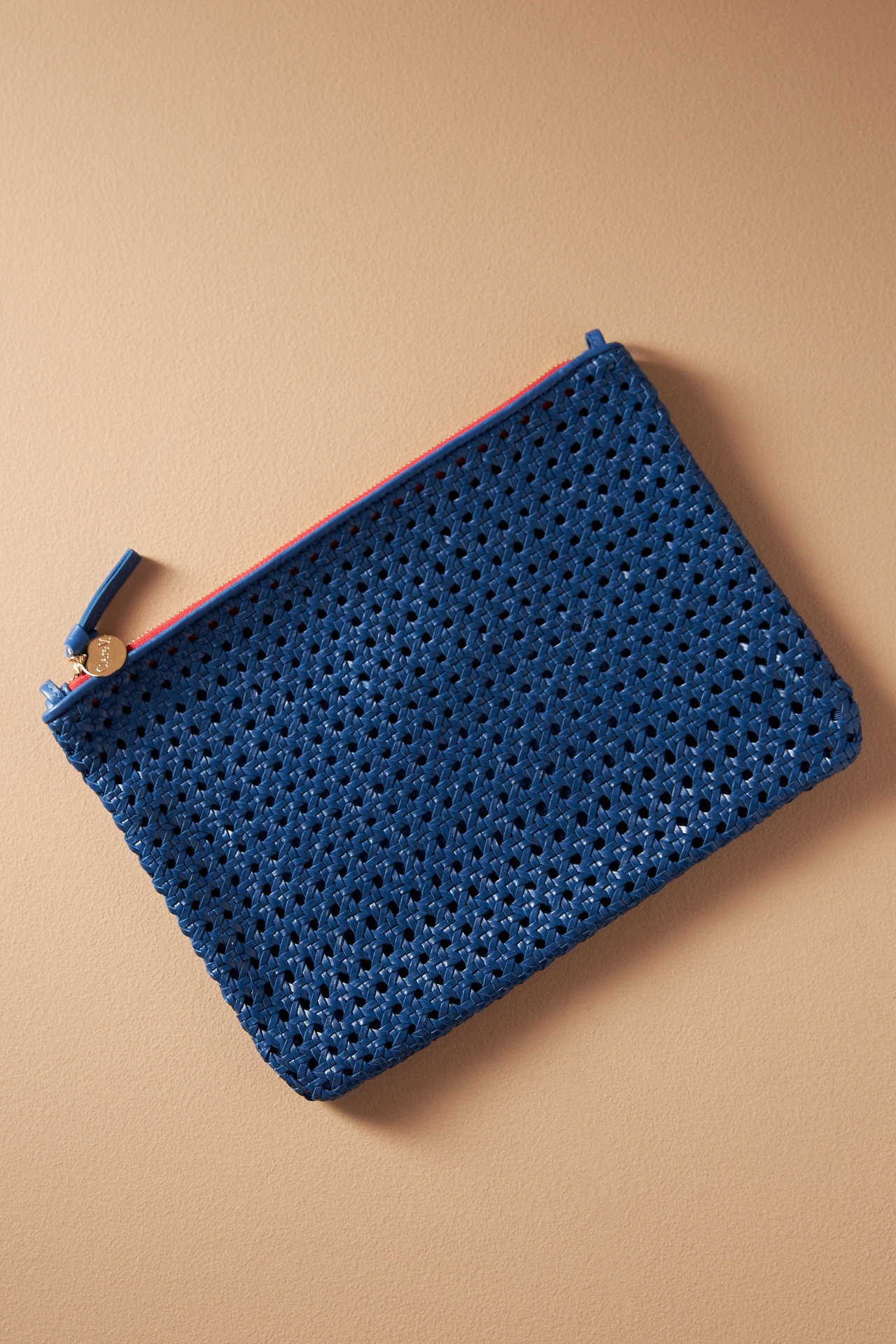 Clare V. Woven Flat Clutch