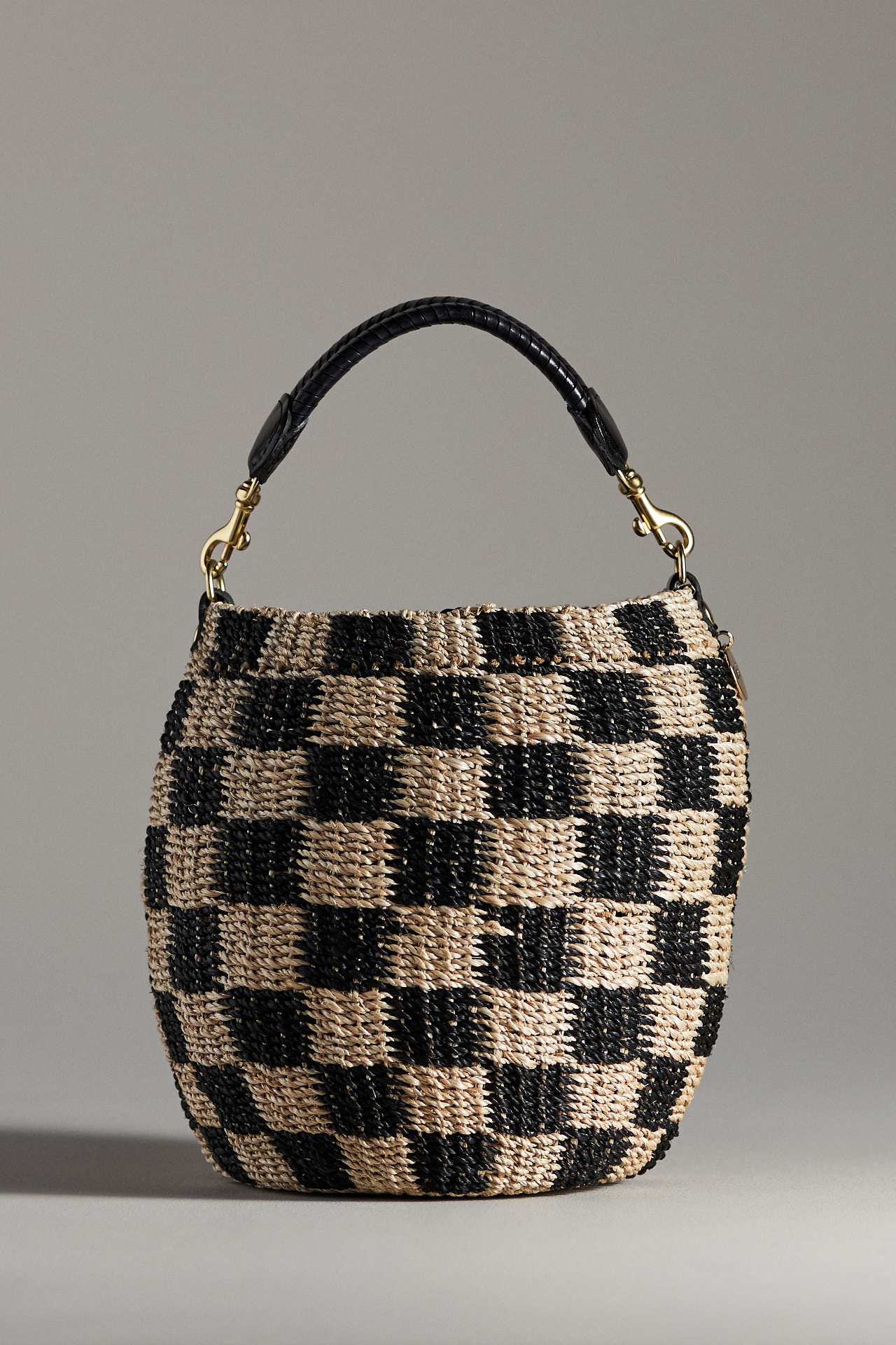 Clare V. Pot De Miel Checkered Bag