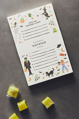 Rifle Paper Co Halloween Parade Notepad In White