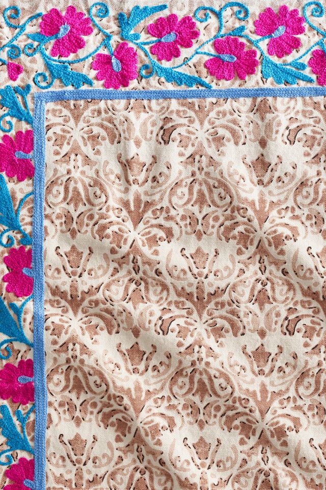 Crewel Stitch Dish Towel #2