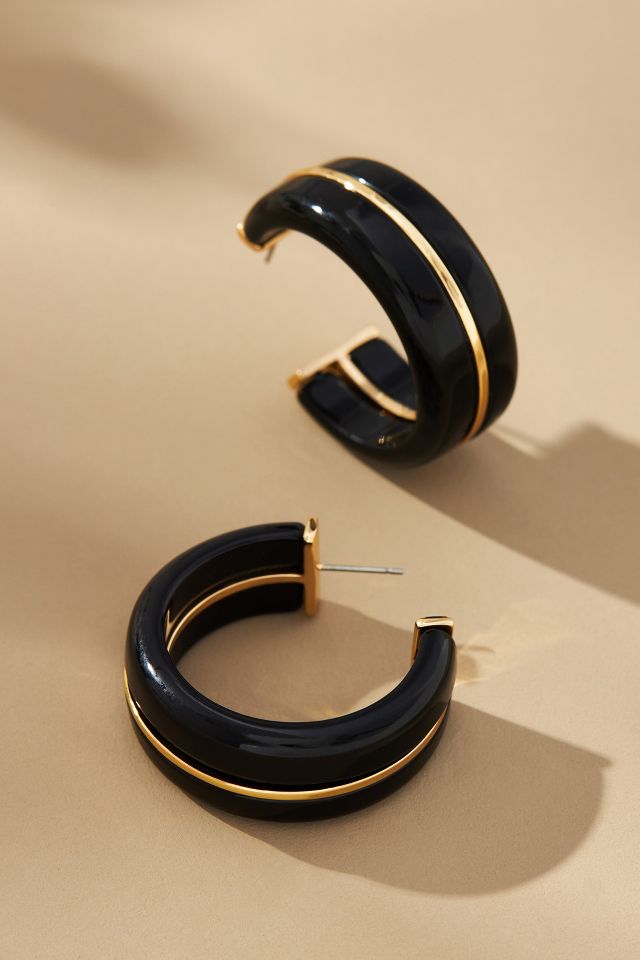 Chunky Mixed Metal Hoop Earrings, Set of 3  Anthropologie Taiwan - Women's  Clothing, Accessories & Home