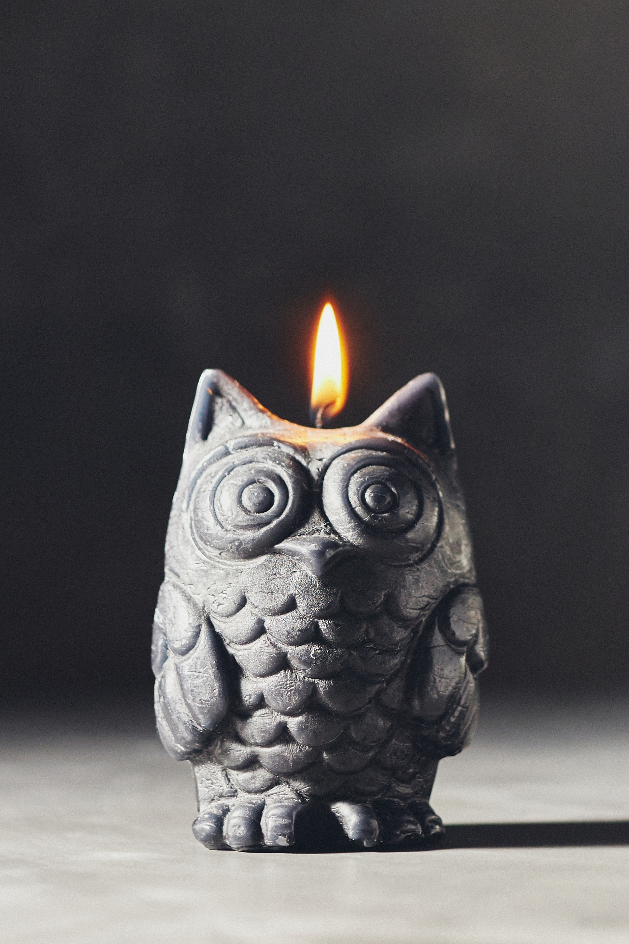 Owl Shaped Wax Candle