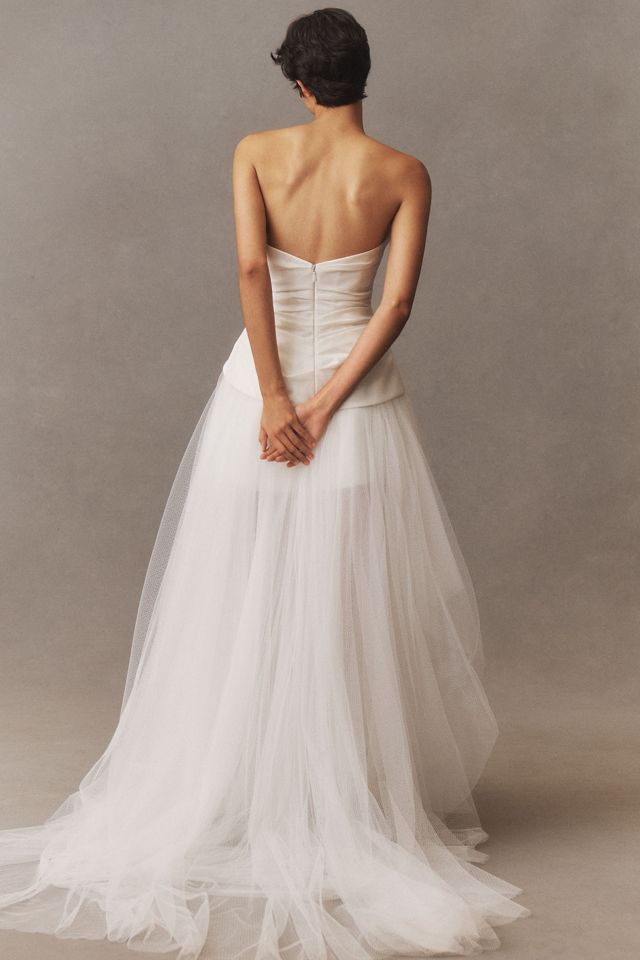 Watters Majella Strapless Two-Piece Wedding Gown #7