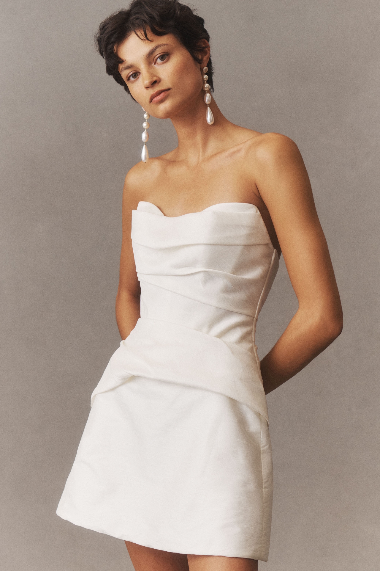 Watters Majella Strapless Two-Piece Wedding Gown