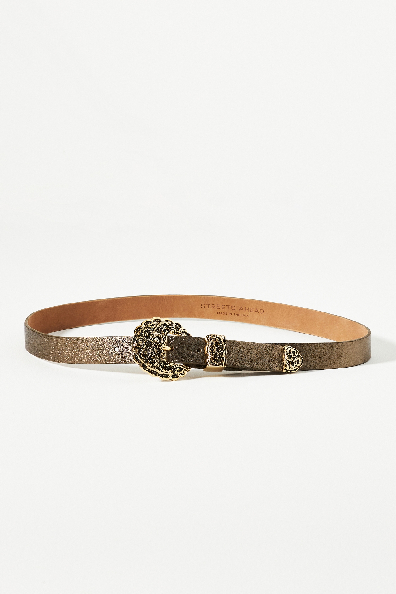 Streets Ahead Floral Western Belt