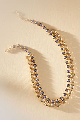 By Anthropologie Multi-colored Crystal Strand Necklace In Multicolor