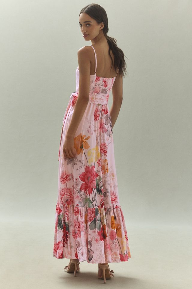 BHLDN Aubree Sleeveless Fit & Flare Linen Maxi Dress #2