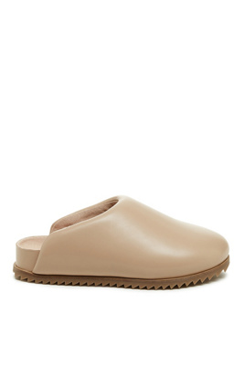 Shop Kelsi Dagger Brooklyn Puffy Cloud Slides In Beige