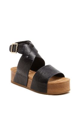 Shop Kelsi Dagger Brooklyn Dune Platform Sandals In Black